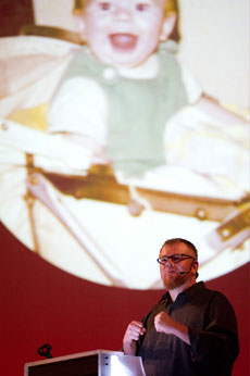 Daniel Loxton Keynote at LogiCON 2011. Photo by Marc-Julien Objois